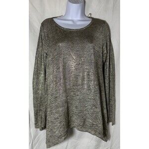 Bobeau Marled Pullover Tunic Cozy Sweater Size M